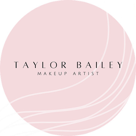 Taylor Bailey MUA on Pink Circle w White Lines Transaparent