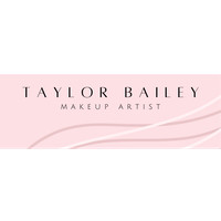 Taylor Bailey MUA on Pink Rectangle w Lines Transparent