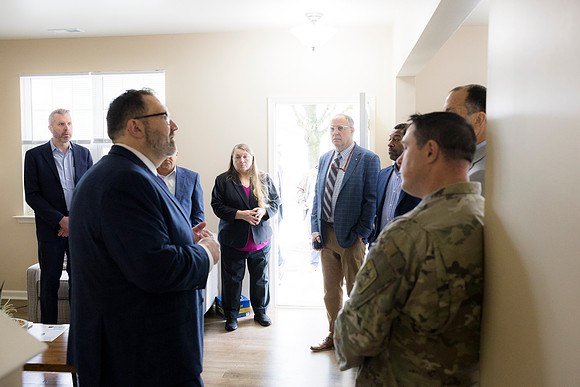 0414_5-22-25_Corvias-VIP-Military-Housing-Tour-Fort-Meade-Maryland-Event-Photojournalism