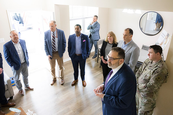0393_5-22-25_Corvias-VIP-Military-Housing-Tour-Fort-Meade-Maryland-Event-Photojournalism